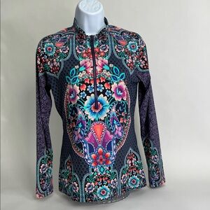 Johnny Was Saba Surf shirt